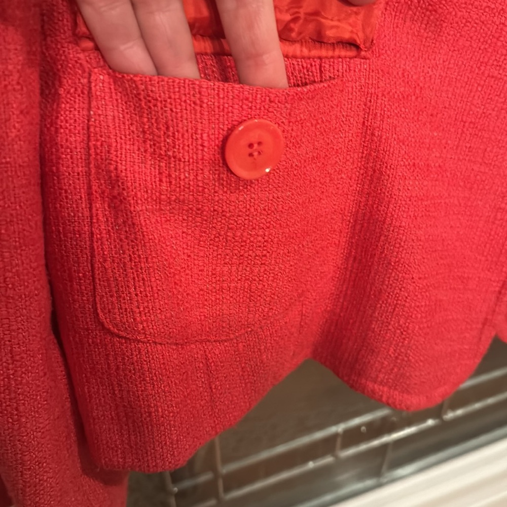 Talbots Red Blazer Jacket - Picture 3 of 4